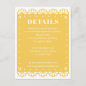 Papel Picado Stijl Details Behuizing Kaart (Voorkant)