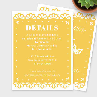 Papel Picado Stijl Details Behuizing Kaart