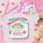 Papel Picado Taco Bout Fiesta Verjaardagspapier Bo Papieren Bordje (Feest)