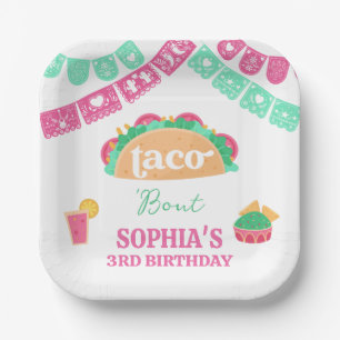 Papel Picado Taco Bout Fiesta Verjaardagspapier Bo Papieren Bordje