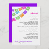 Papel Picado Trouwdetails Bijlage Meerkleurig (Voorkant / Achterkant)