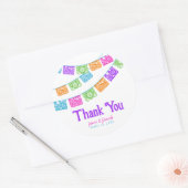 Papel Picado Wedding Bedankt voor de etiketten (Envelop)