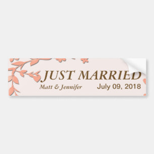 Papel Picado Wedding Invitation - Lovely Doves Bumpersticker