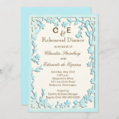 Papel Picado Wedding Invitation - Lovely Doves Kaart (Voorkant / Achterkant)