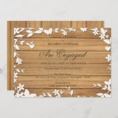 Papel Picado Wedding Invitation - Lovely Doves Kaart (Voorkant / Achterkant)