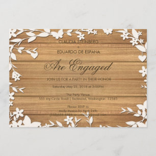 Papel Picado Wedding Invitation - Lovely Doves Kaart