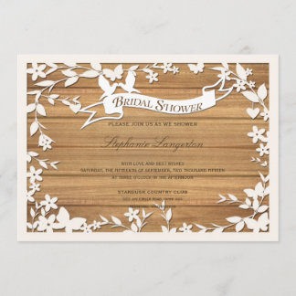 Papel Picado Wedding Invitation - Lovely Doves Kaart