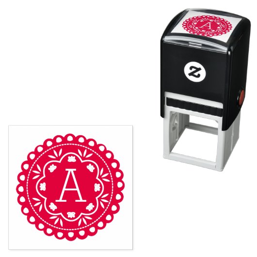 Papel Picado Zelfinktende Stempel (In situ)