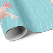 papel regalo ajolotes cadeaupapier (Rol Hoek)