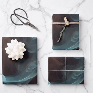 papel regalo en diseño de humo inpakpapier vel