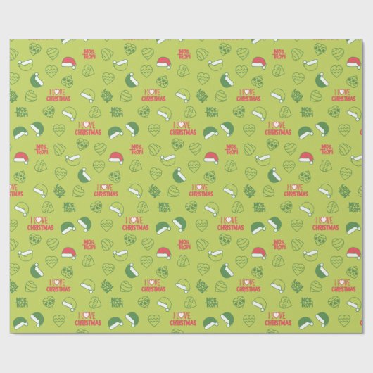 Papel regalo│Navidad Verde Cadeaupapier (Vlak)