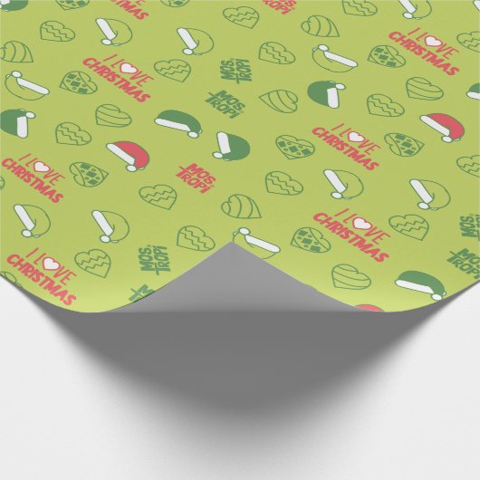 Papel regalo│Navidad Verde Cadeaupapier (Hoek)