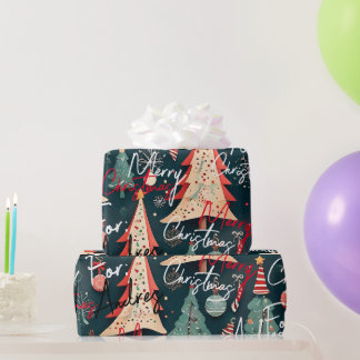 Papel regalo navideño personalizado cadeaupapier