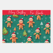 Papel regalo personalizado navideño inpakpapier vel (Voorkant)