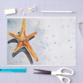 Papel seda con acuarela de estrella de mar tissuepapier (Craft)
