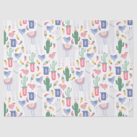 Papel seda Oh! Llama Llama Tissuepapier (Voorkant)