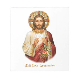 Papelaria Jesus First Heilige Communie Notitieblok
