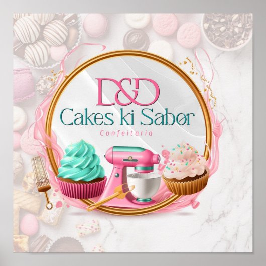 Papelaria personalizada poster (Voorkant)