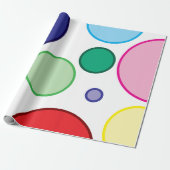 papelde regalo de colores cadeaupapier (Uitgerold)
