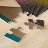 Paper Art Origami Alpacas Scene 3D Legpuzzel (Zijkant)