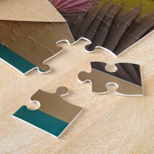 Paper Art Origami Alpacas Scene 3D Legpuzzel (Zijkant)