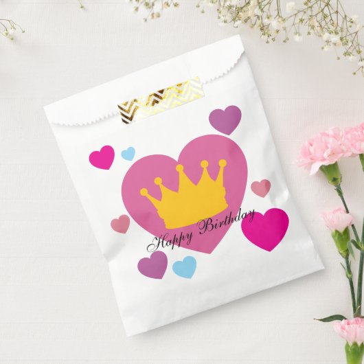 paper bag for birthdays bedankzakje (Gezegeld)
