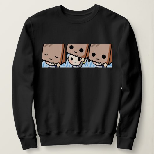 Paper-Bag komugisui sweatshirts voor dames Trui (Design voorkant)