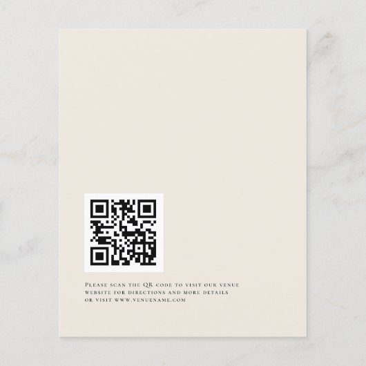 PAPER-ballonnen Gold Ivory QR-code Sweet 16 Black Flyer (Achterkant)
