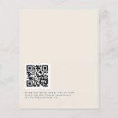 PAPER-ballonnen Gold QR-code 30th Black Invite Flyer (Achterkant)
