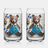 Paper Bear Soda Glass Blikvorm Glas (Voorkant)
