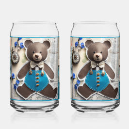 Paper Bear Soda Glass Blikvorm Glas