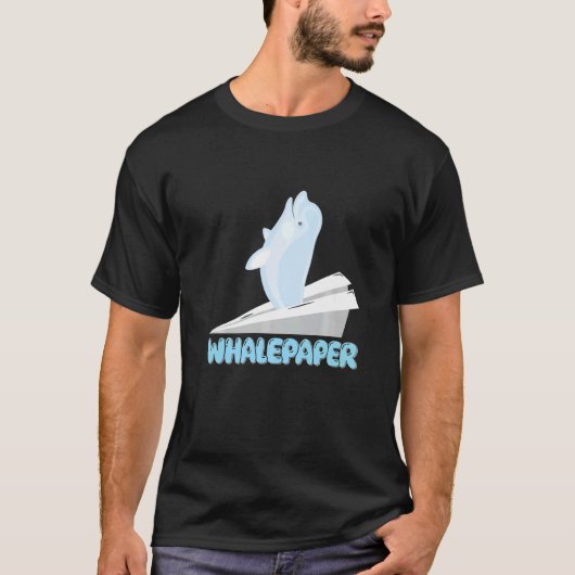 Paper Beluga Whale T-shirt (Voorkant)