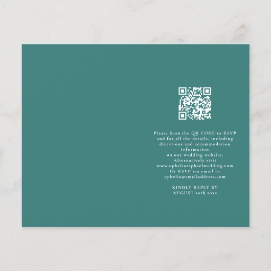 PAPER Boho Kleurrijke Dreamcatcher Bruiloft Blauwg Flyer (Achterkant)