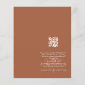 PAPER Boho Rings Boheemse bruiloft uitnodiging Flyer (Achterkant)