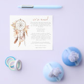 PAPER Boho Waterverf Dreamcatcher Nieuw adres Flyer (Enkel)