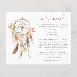 PAPER Boho Waterverf Dreamcatcher Nieuw adres Flyer