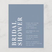 PAPER Bold Modern Bridal Shower-uitnodiging Flyer (Voorkant)