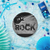 Paper borden Rock Muziek Papieren Bordje (Feest)