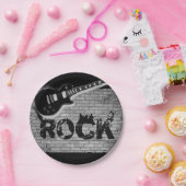 Paper borden Rock Muziek Papieren Bordje (Feest)