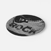 Paper borden Rock Muziek Papieren Bordje (Gekanteld)