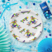 Paper Borden Skateboard Girl Papieren Bordje (Feest)