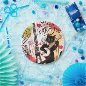 Paper borden Valentijnsdag, Paris Frankrijk Papieren Bordje (Feest)