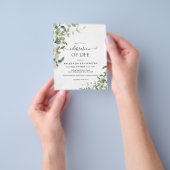 PAPER Botanische viering van het levensdenkteken Flyer (Hand)