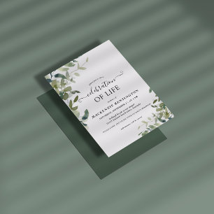 PAPER Botanische viering van het levensdenkteken Flyer