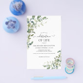PAPER Botanische viering van het levensdenkteken Flyer (Enkel)