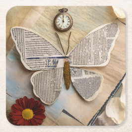 Paper Butterfly Coaster Kartonnen Onderzetters
