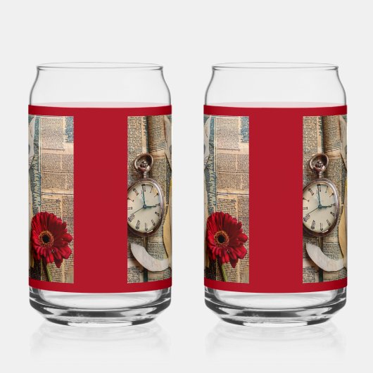 Paper Cat Soda Glass Blikvorm Glas (Rechts)