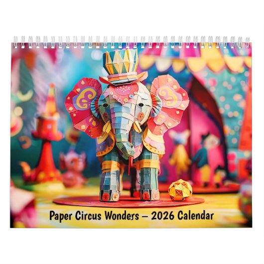 Paper Circus Wonders – 2026 Calendar Kalender (Hoes)