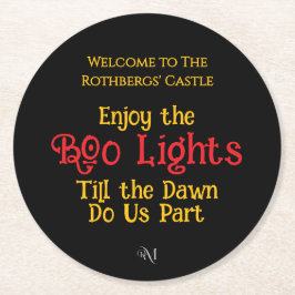 Paper Coaster : HALLOWEEN #1 Ronde Kartonnen Onderzetter