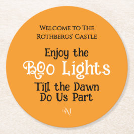 Paper Coaster : HALLOWEEN #2 Ronde Kartonnen Onderzetter